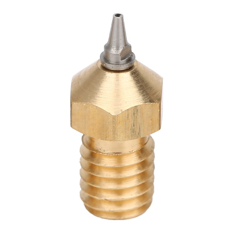 5Pcs 3D Printer Nozzle Set Brass with Stainless Steel Tips