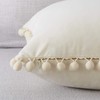 Top Finel Decorative Throw Pillow Covers with Pom-poms Soft Particles