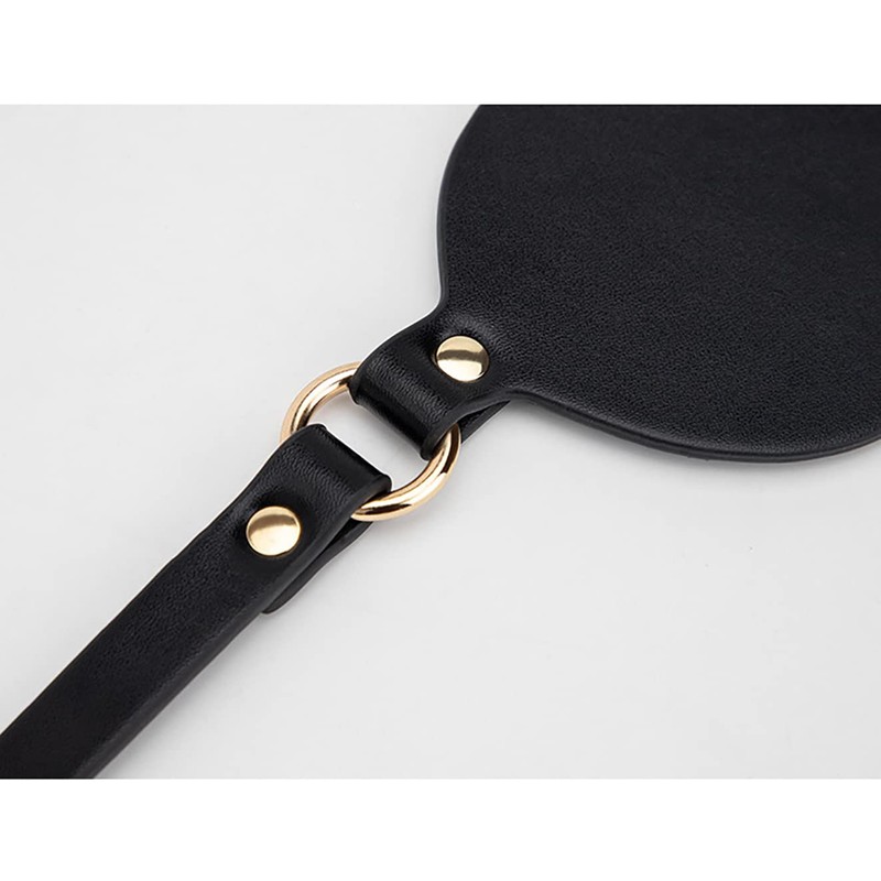 MiXXAR Portable Premium Leather Sleeping Mask,Cosplay Eye Cover for Indoor