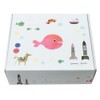 Kingyo Gonigeta Gomi Taro Children's Tableware Gift Set (Mizuiro) K37001