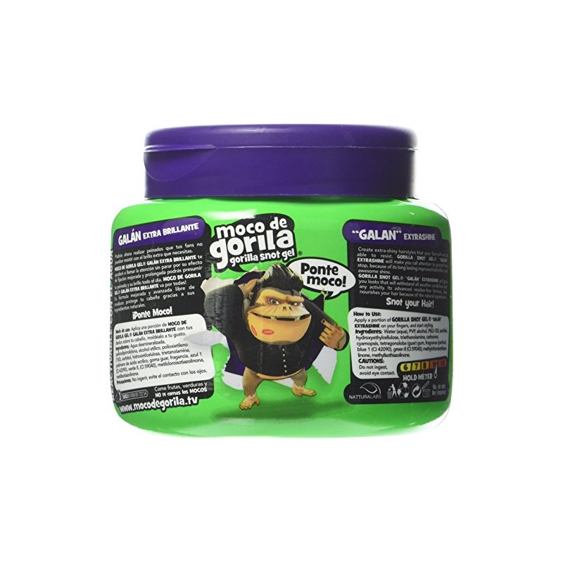 Moco De Gorila Galan Hair Gel Jar (Green)