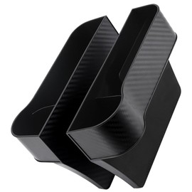 PACKOVE Car Seat Storage Organizer Between Seats 2pcs Automotive Car Seat Gap Filler Cup Holder Black Left and Right Mount Car Seat Side Gap Filler