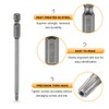 HARFINGTON 3pcs TT20 Security Torx Head Screwdriver Bit 4" (100mm)