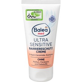 Balea Med Ultra Sensitive Barrier Protection Cream Protects Stressed Skin (50 ml) + Shower Gel Set Your Mind Free pH Neutral No Alcohol No Dyes (300 ml) 350 ml Set of 2