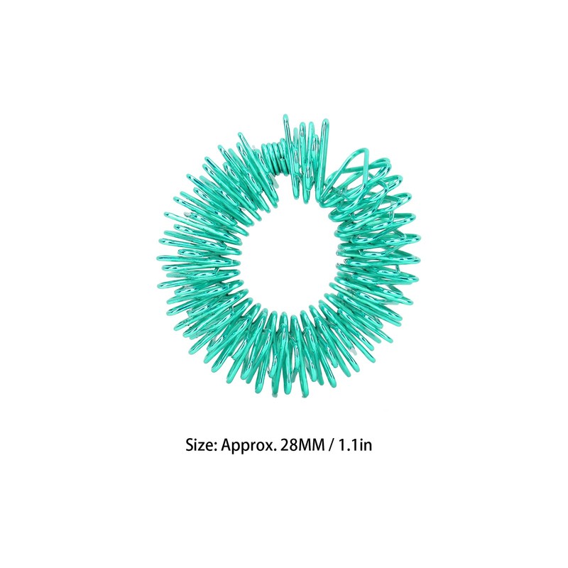 Massage Finger Rings, Acupressure Ring Spiky for Hand Spinner Finger