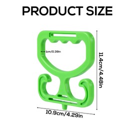 2pcs Grocery Bag Carriers, Heavy Duty Grocery Bag Carrier Handle Holder Each Holds Up to 100lbs Comfortable Grip for Carry Shopping Bags Grocery Bags Buckets