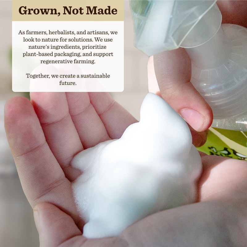 Moon Valley Herbal Foaming Hand Soap, Lemon Rosemary, Mint Lavender,