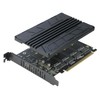 Quad NVMe PCIe Adapter, RIITOP 4-Port NVMe to PCI-e 4.0/3.0