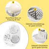 3-in-1 Egg Slicer Stainless Steel with 3 Egg Separators and
