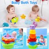 12Pcs Baby Bath Toys for toddlers 1-3, Babies 6 9