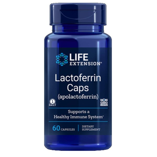 Life Extension Lactoferrin (apolactoferrin) 300 Mgs, 60 capsules (60 (Pack of 2))