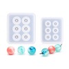 Moldes de silicona con agujeros, Sphere Ball 2 in set,
