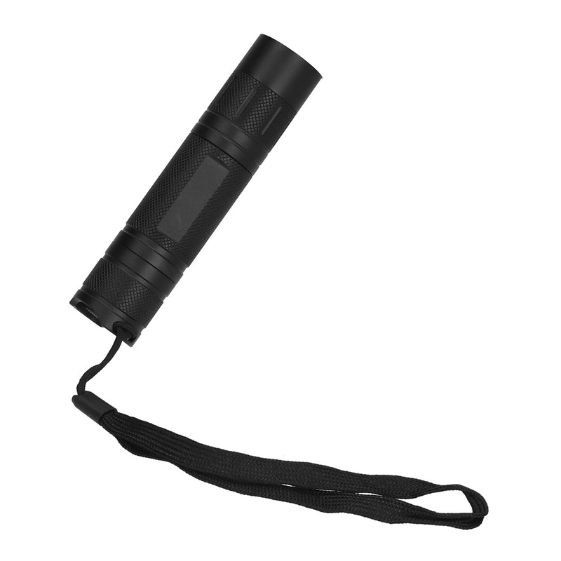 IR Flashlight Zoomable IPX54 Waterproof Anti Reverse Connection Comfortable Grip