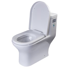 EAGO R-353SEAT Replacement Soft Closing Toilet Seat for TB353 , White