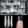 Lifextol 240pc Square Gel x Nail Tips Medium Fake Nails