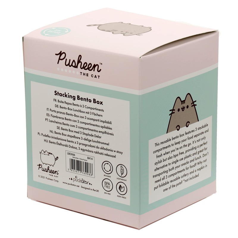 Pusheen Round Bento Lunch Box - Cat, Unique