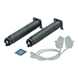 Door Springs Door Hinge Springs Compatible with Bosch Siemens Neff Constructa Colour Code Blue Including Pulley for Dishwasher 00754867 754867