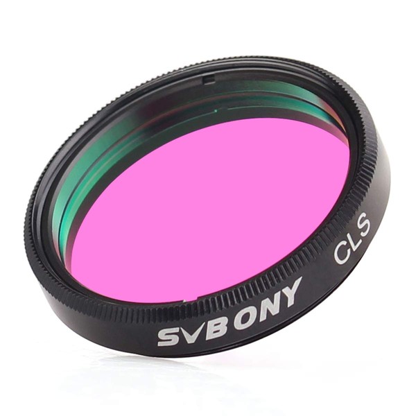 SVBONY Light Pollution Reduction Filter Lens Filter CLS Filter for Astronomy Observation Astrophotography 1.25 Inch Astronomical Telescope (1.25 inch)