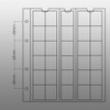 10 numismatic Prophila Kobra coin sleeves, each with 30 compartments