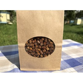 Fresh 100% Organic Bee Bread, Perga, Ambrosia, Naturally Fermented Pollen, 3.53 Ounce / 100g., Excellent Quality, Vacuumized Packaging