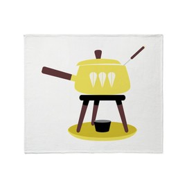CafePress Fondue Pot Throw Blanket Super Soft Fleece Plush Throw Blanket, 60"x50"