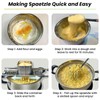 Spaetzle Maker, Premium Grade Stainless Steel Spaetzle Press and Spider