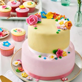 FunCakes Pasta di Zucchero Spring Green: facile da usare, liscia, flessibile, morbida e pieghevole, perfetta per decorare torte, halal, kosher e senza glutine. 250 gr