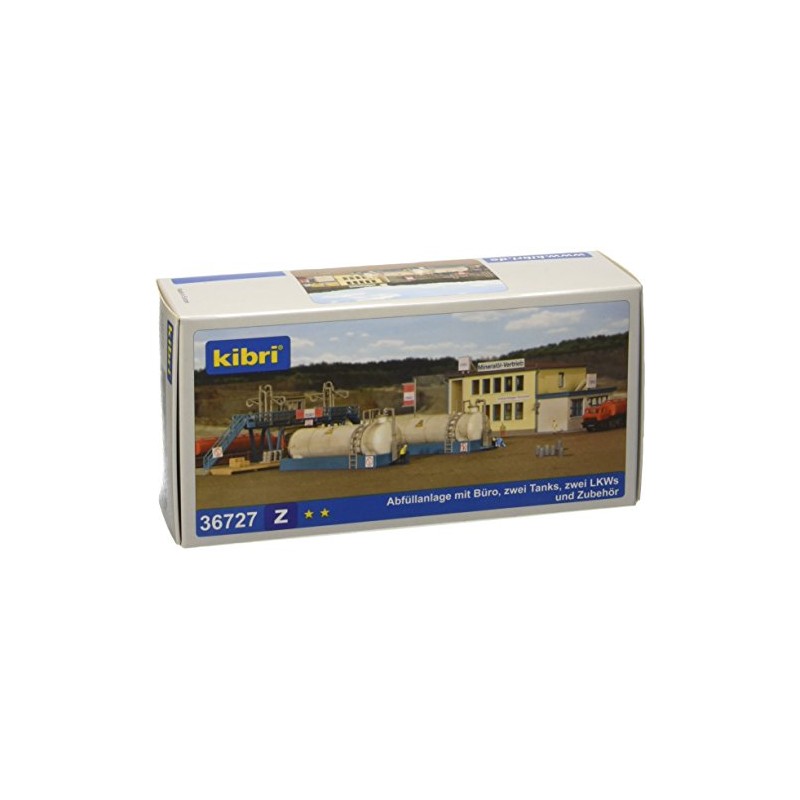 Kibri 36727 - Z Abfüllanlage mit Büro, Zwei Tanks, Zwei