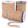 HOMYHOME Jute Rope 8mm 100 Feet Natural Jute Twine String