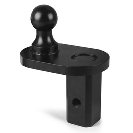 Gooseneck Trailer Hitches Compatible with Turnoverball,4" Offset Ball Extender Heavy Duty Hitch for Flatbed Trailer RV,2-5/16 Inch Diameter Ball/20000 lbs GTW/ 5000 lbs VTW GNXA4085