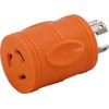 AC WORKS [ADL1430L620] Locking Adapter 4-Prong 30Amp 125/250Volt NEMA L14-30P