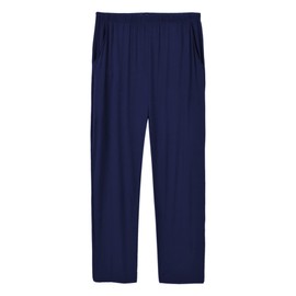 MoFiz Mens Modal Pajama Pant Pajama Bottoms Sleep Lounge PJS Ultra Cozy Lightweight Pants 2-Pack Deep gray/Navy L