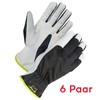 grap skill inapa Work Gloves (6 Pairs) Non-Slip Heavy Duty