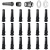 Aandxmok 18 Pcs Waterproof Cable Gland,PG13.5(NPT 1/2) Thread(6-12mm), Made of