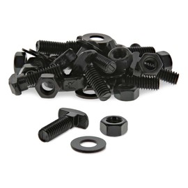 8020, 3301, 15 Series, 5/16-18 x 1" Long Drop in T-Slot Hammer Head Stud Bolt with 5/16 Hex Nut and Washer for 80/20 Aluminum Extrusion T Slot Channel Hardware HW (5)