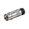 Goobay 5 x Metal Coaxial Compression Coupling for 7mm OD