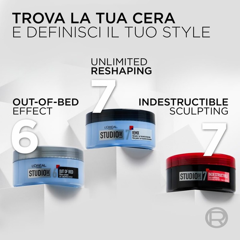 L'Oréal Paris Studio Line Cera Modellante, Per Tutti i Capelli,