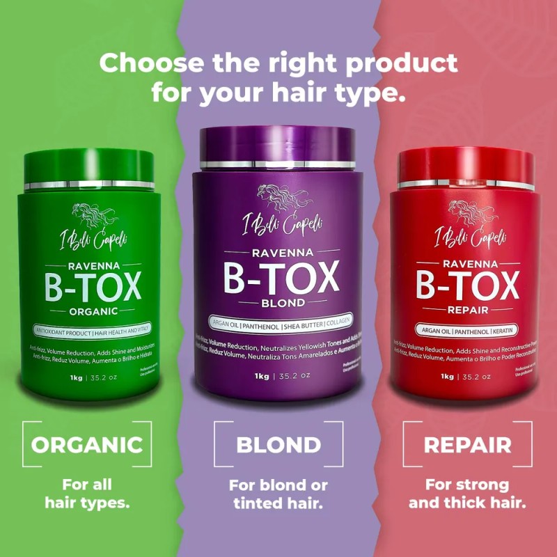 Tratamiento Hair B-tox I Belli Capelli Ravenna Para Cabello