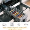 8PCS Juego Cucharas Masticables de Silicona, con Protuberancias para Dentición,