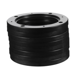 KONTONTY 4pairs Auto Speaker Spacer Adapter Rings Abs Speaker Washer for Enhanced Sound Easy to Install for Cars and Suvs