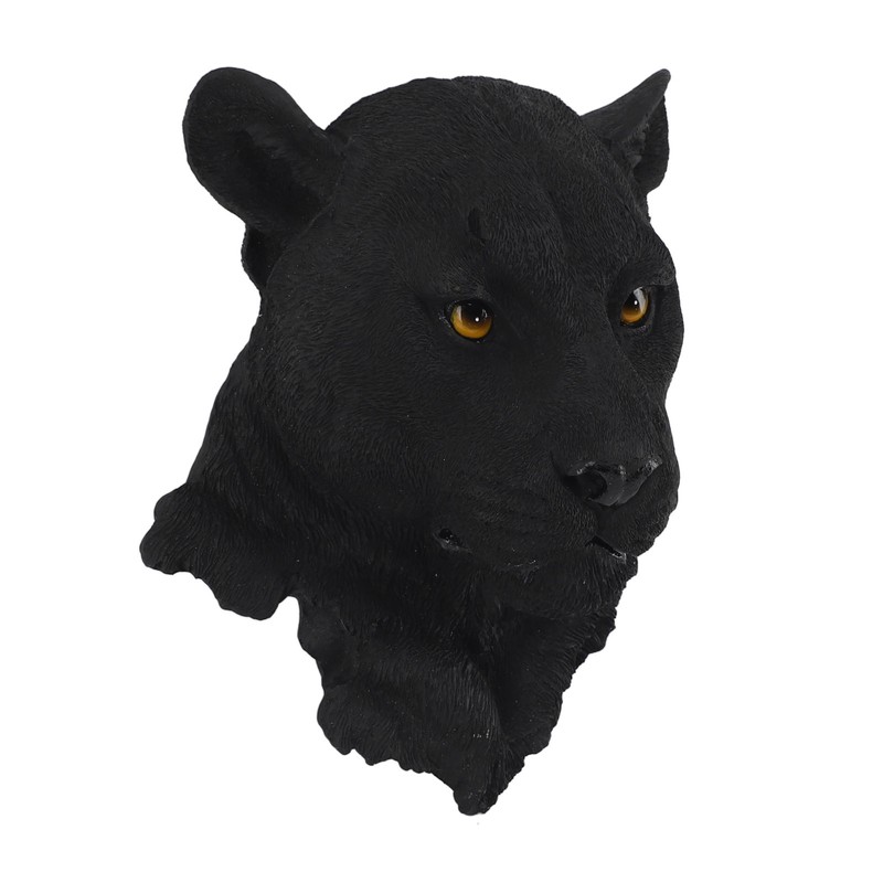 3D Simulation Animal Head Statues Wall Decor Resin Unique Exquisite