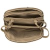 MultiSac Women's Zippy Triple Compartment Crossbody Bag Cross Body, Chino,
