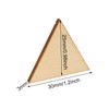 yueton 100PCS 30mm/1.2inch Triangle Unfinished Blank Wood Pieces for DIY
