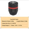 Drill Chuck，1/2-20UNF Mount 2~13mm Keyless Hand Drill Chuck Self-Tighten Drill
