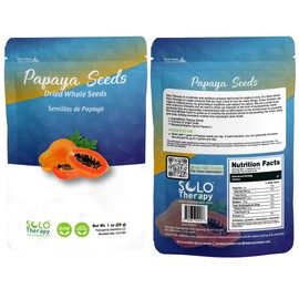 Papaya Seeds, Dried Whole Seeds, 1 oz (28 g), Raw, Natural (1 ounce (28 grams))