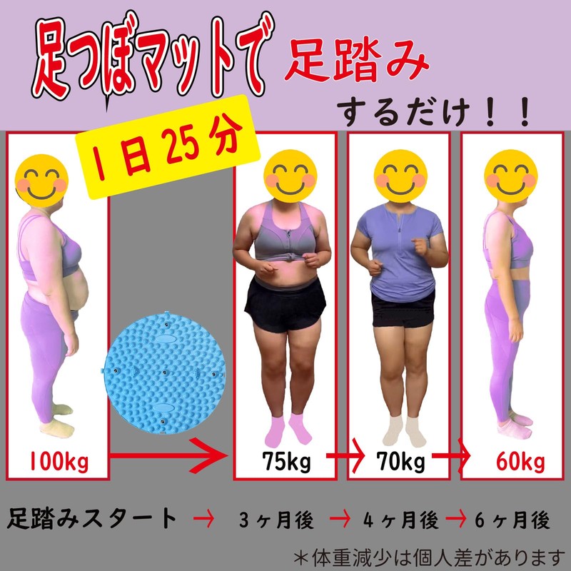 Felizchi指圧ボード ダイエット 足裏ツボ マット 人気 足ツボ靴下 ツボ押し具 QRコード付き