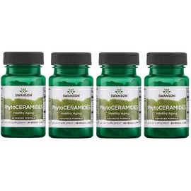 Swanson Advanced Phytoceramides 30 Milligrams 30 Veg Capsules (4 Pack)