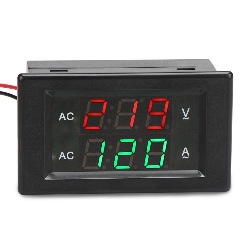DROK Volt Amp Meter, AC 500V 200A Digital Voltmeter Ammeter