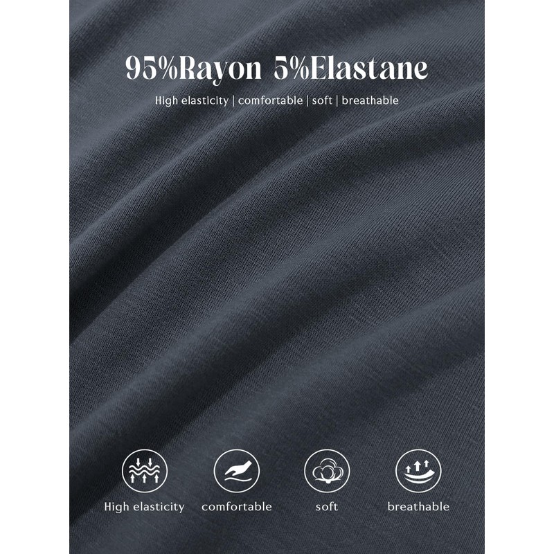 Liu & Qu 3 Packs Womens Maternity Shirts Split Side