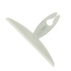 Casabella, White 44037 Clip on Silicone Squeegee, 10-1/8" x 1-1/4"